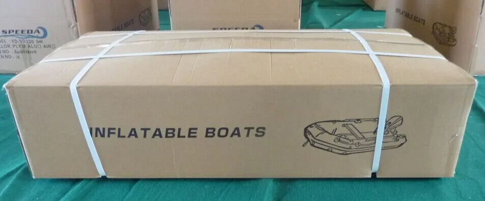 4.2m Rigid Hull Inflatable Rescue Fishing Speed Boat With Outboard Motor!