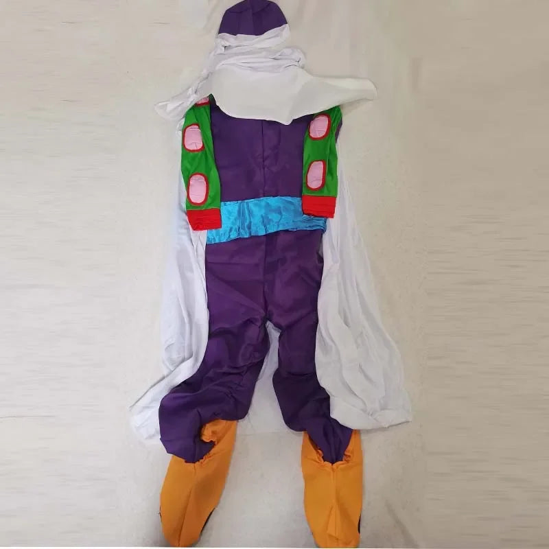 Anime Piccolo Costume Adult Men Son Goku Jumpsuit Halloween Party Cosplay Role Play Clothes Comic Con Carnival Dress Up Good Vibrations