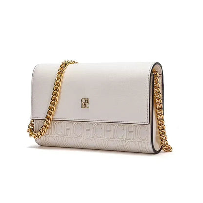 CH Crossbody Bag For Women Luxury Designer Handbag Fashion Embossed Leather Shoulder Bag Elegant Chain Clutch Bag For Daily Use Good Vibrations