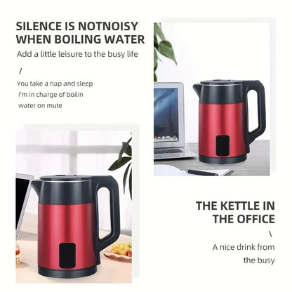 Electric Kettle,LCD Screen Multifunctional Automatically Powers Off When Opened,Double Layer Anti Scald 304 Stainless Steel Body Good Vibrations