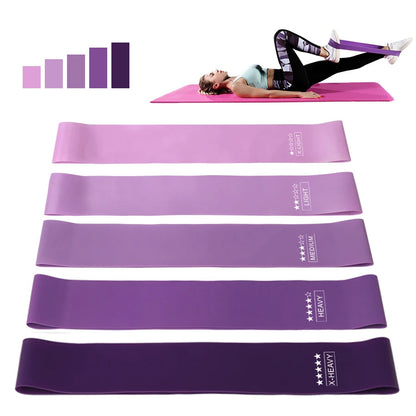 Home training yoga sport resistance bands Fitness Elastic Resistance Bands Stretching Pilates Crossfit Workout Gym Equipment Good Vibrations