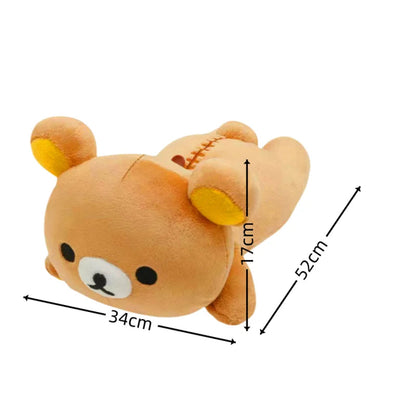 Anime Rilakkuma Cartoon Plush Doll Soft bear Toys Kawaii Room Decor Teddy Bear Plushies Cute Couple Bear Xmas Gifts For Girls Good Vibrations