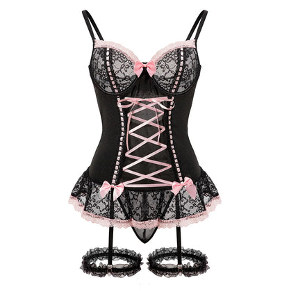 Women's Sexy Bra Set Erotic Underwear Set Porno Lingerie Lace Sexy Bra And Panty Garter Set Lingerie Sexy Hot Erotic Sleepwear Good Vibrations