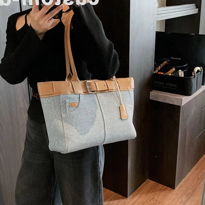 Elegant Solid Color Crossbody Bag - Designer Leather Messenger Purse With Retro Minimalist Charm And Large Capacity Features Good Vibrations