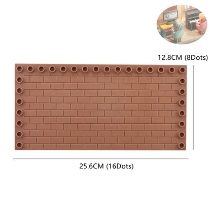 Big Building Blocks Play House Furniture Accessories Indoor Utensil Bed Compatible Large Bricks Assemble Toys Children Kids Gift Good Vibrations