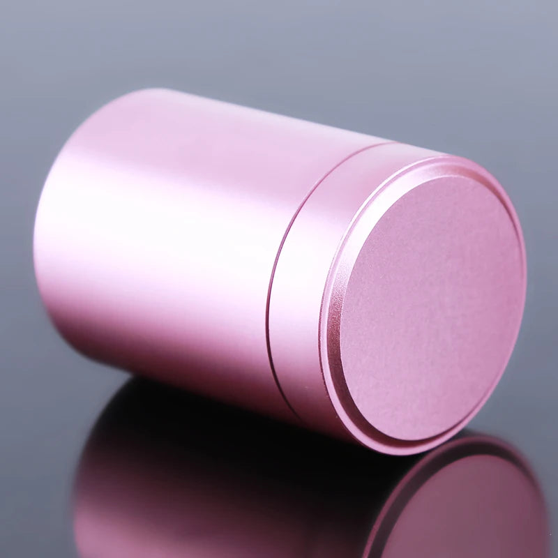 New Airtight Smell Proof Container Quality Stainless Steel Mini Tea Cans Herb Stash Jar Tea Coffee Storage Box Tea Caddies Box Good Vibrations Adult Super Store
