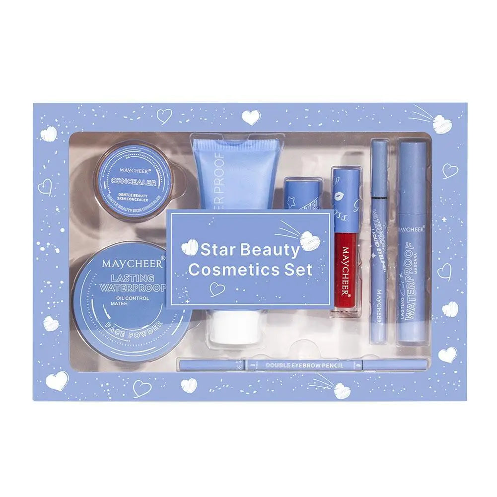 All-In-One Makeup Set,Full Makeup Kit Gift Include Concealer,Foundation,Eyeliner,Eyebrow Pen,Mascara,Lipstick Makeup for Women Good Vibrations
