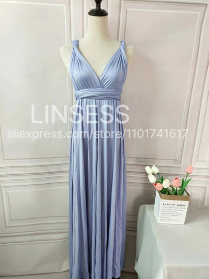 Multiway Maxi Dress Bridesmaid Dress Infinity Cocktail Dress Floor Length Bridesmaid Dress Maxi Dress for Bridesmaid Gifts Good Vibrations