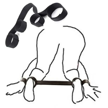Sex Toys For Couples Flirting Adjustable Erotic Handcuffs Neck Ankle Bondage Harness Open BDSM Adult Games Restraints Chastity GOOD Vibrations