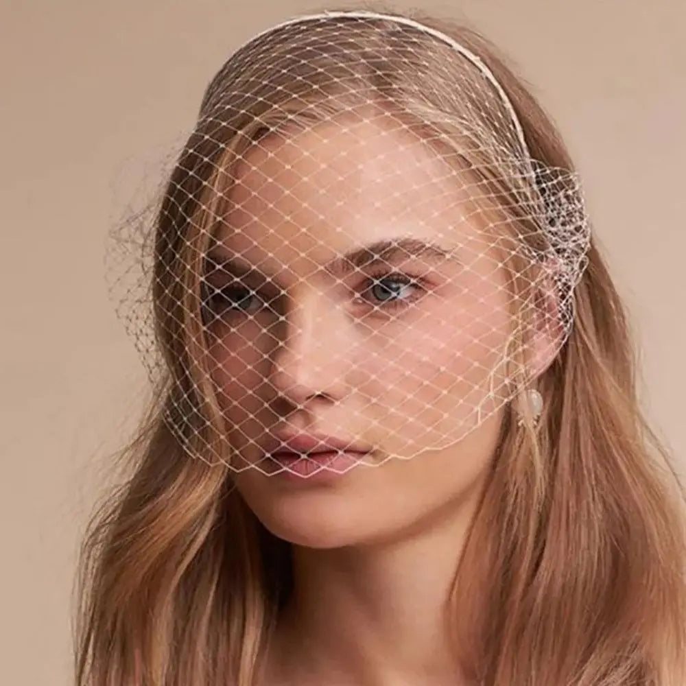Wedding Party Dress Veil Headbands Hair Accessories Hair Jewelry Party Stage Headgear Headdress Elegant Veil Hairband Good Vibrations