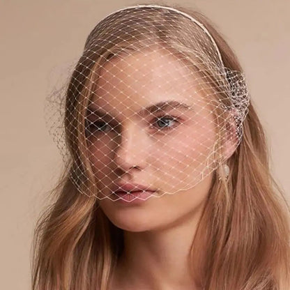 Wedding Party Dress Veil Headbands Hair Accessories Hair Jewelry Party Stage Headgear Headdress Elegant Veil Hairband Good Vibrations