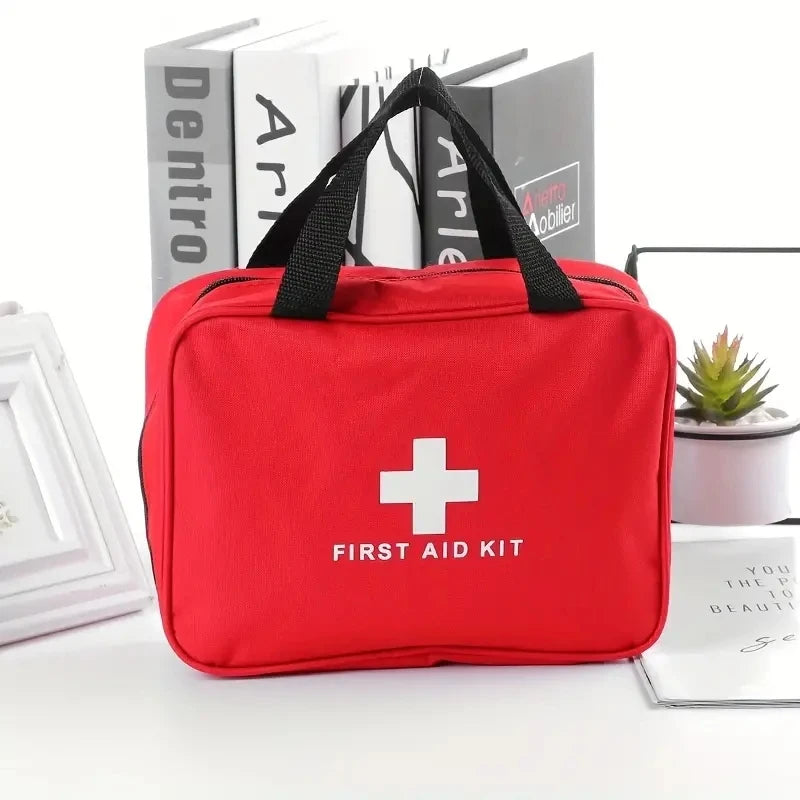Emergency First Aid Kit With 184 Pieces, Portable Survival First Aid Kit For Home Outdoor Rescue Good Vibrations