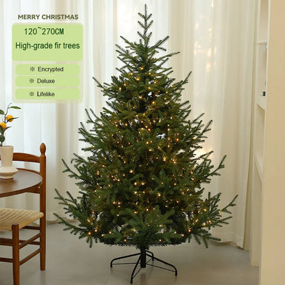 Encrypted Christmas Trees Led Light Xmas Ornaments,Christmas Decor For Mall Home Decorations And New Year 2025 Decoration Good Vibrations