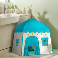 Children Flower Princess Castle Play Tent Foldable Indoor Outdoor Toy House Gift for Girls Boys Birthday Party Playtime Fun Good Vibrations