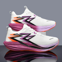 Carbon Plate Marathon Men Sports Running Shoes Air Cushion Lightweight Women Athletic Gym Sneakers Hiking Jogging Footwear Good Vibrations