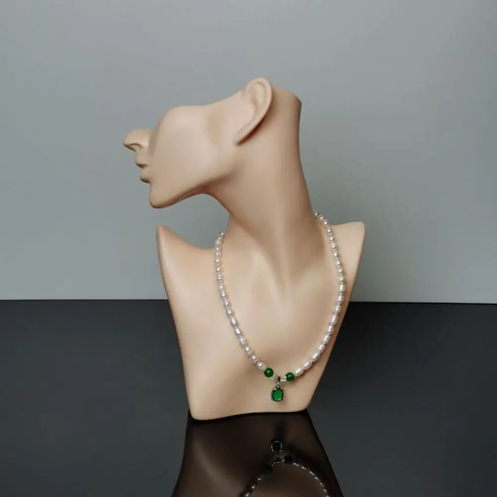 Head Model Face Mannequin Head Jewelry Display Stand Necklace Earring Display Bust Mannequin Head Stand Shop Jewelry Organizer