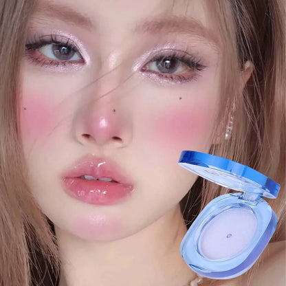 Transparent Crystal Warm Color-changing Blush Palette Makeup Jelly Tint Lip Cheek Moisturized Long-Lasting Shimmer Blusher Cream Good Vibrations