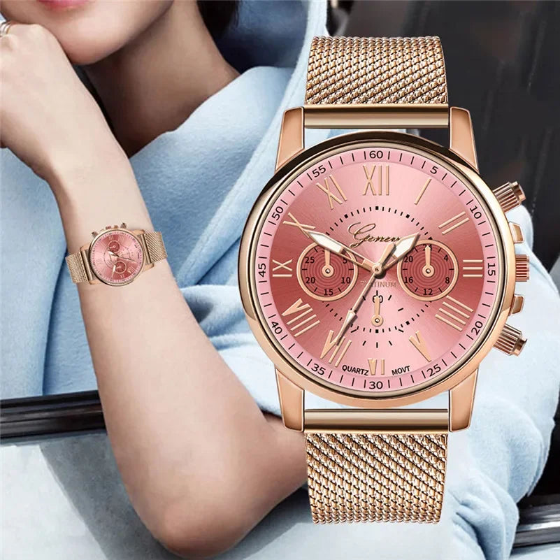 2020 Geneva Women Wristwatches Fashion Luxury Purple Watches Casual Ladies Watches Female Clock Reloj Mujer Relogio Feminino Good Vibrations