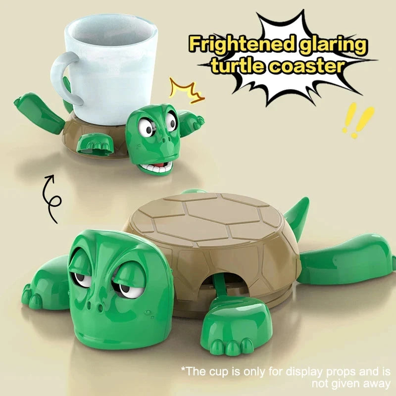 Creative Coaster Turtle Cup Pad Tea Coffee Mug Drinks Holder Tableware Decorative 3d Printed Ornament Home Decor Good Vibrations