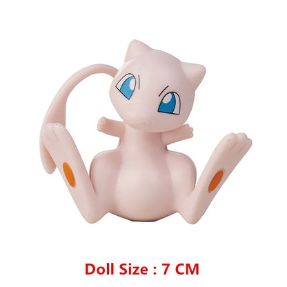 Pokemon Anime Figure Pikachu Eevee Charizard Mewtwo Cartoons Figure Collection Model Pocket Monster Action Toys Kids Birthday Gi Good Vibrations