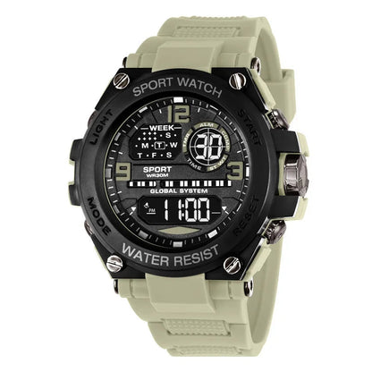 Top Luxury Electronic Watch for Man Outdoor Sport Watch Stopwatch Waterproof Calendar Digital Clock 24355 Good Vibrations