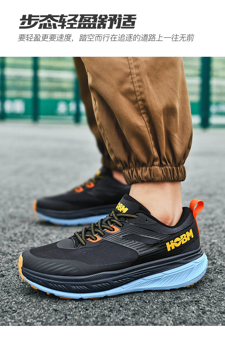 Men's Shoes Sneakers Running Shoes for Men Unisex Women Casual Walking Lace-up Training Lightweight Dark Blue Fashion Lifestyle Good Vibrations