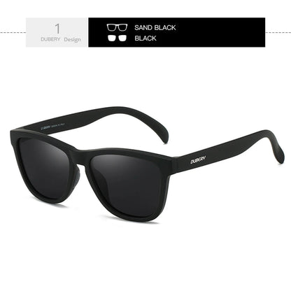 DUBERY Full Rim Polarized Sunglasses For Men And Women 28 Colors Model 550 Good Vibrations
