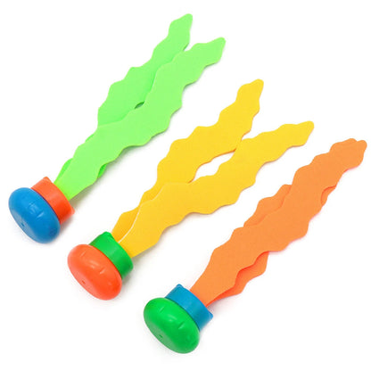 Swimming Diving Toys Children's Fish Dolphin Buoy Pool Treasure Hunt Diving Water Diamond Kids Water Game Toys Set Reusable Gift Good Vibrations