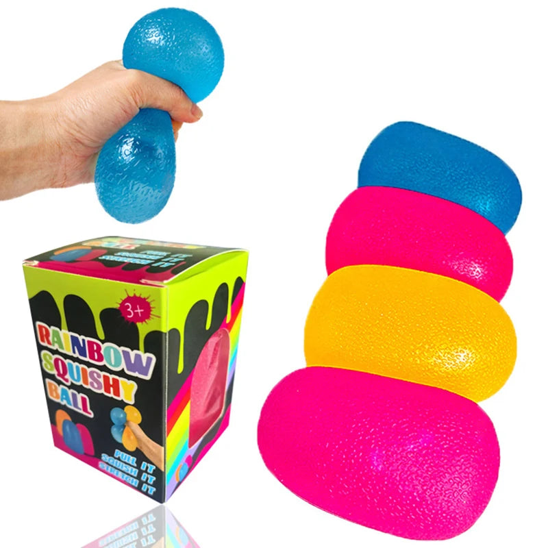 Squishy Candy Balls Autism Sensory Toys Stress & Anxiety Relief Toys Soft,Skin Friendly,Durable Party Favors for Adult Kids Gift Good Vibrations