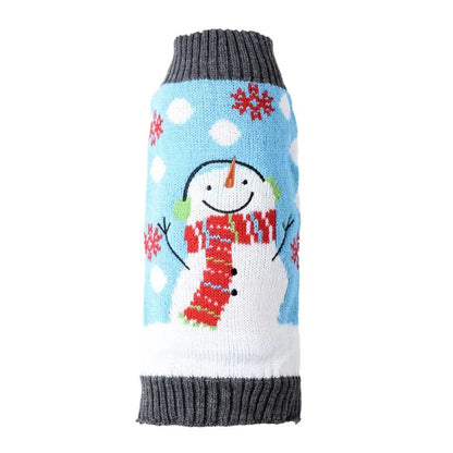Dog Christmas Clothes Winter Dog Sweater Warm Clothing 2025 Pupppy Sweatshirt Dog Coat for Large Dogs Striped Print Pet Pullover Good Vibrations