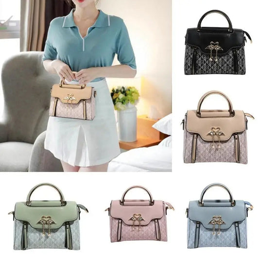 High Quality Bags Fashion Print Leather Shoulder Bag Luxury Design Shoulder Bag Elegant Small Square Bag Good Vibrations Adult Super Store