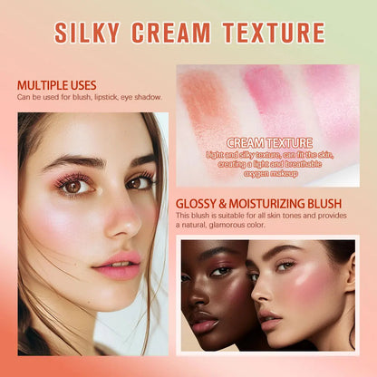 Temperature Change 3-in-1 Cheek Lip Tinted pixiBlush Stick Temperature Change Blush Makeup Products Cosmetic Palette Stick Face Good Vibrations