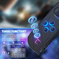 BT 5.2 Switch Joy Controller L/R RGB LED Joypad with Dual Vibration 6-Axis Wake up Gamepad For Switch/Oled/Lite Joystick Good Vibrations