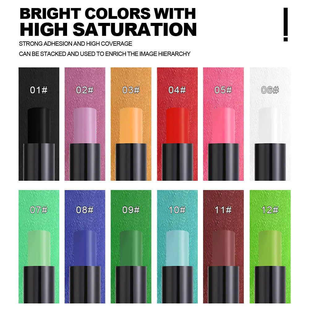 12 Colors Matte Nude Red Lipsticks Waterproof Pink Black Purple Velvet Lipstick Long Lasting Makeup Lip Stick Halloween Cosmetic Good Vibrations