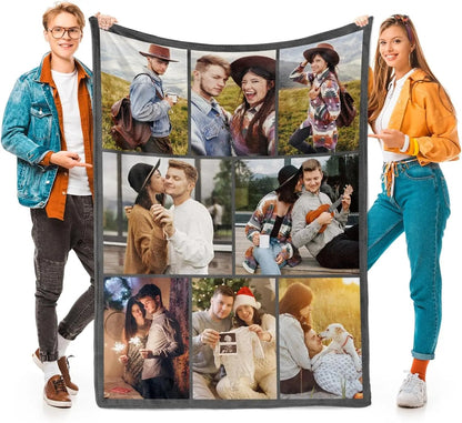 Personalized Fathers Day Throw Blanket Best Dad Ever Gift from Daughter Soft Plaid Throw  L x  W Good Vibrations