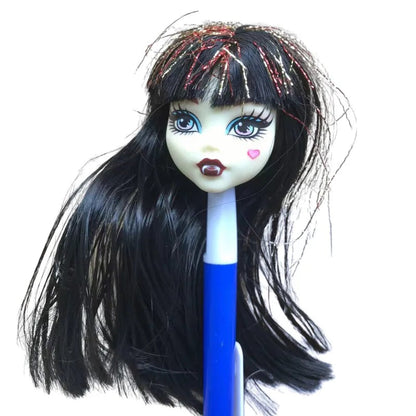 Monstering High Doll Toy Head No Hair Doll  Heads DIY Plants Hair Head Doll Bald Heads Original Rare Collection Head Toys Good Vibrations