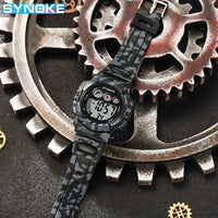 SYNOKE Student Sport Watches For Kids Colorful Electronic Watches 50M Waterproof Clock Children Digital Watch For Boys Girls Good Vibrations