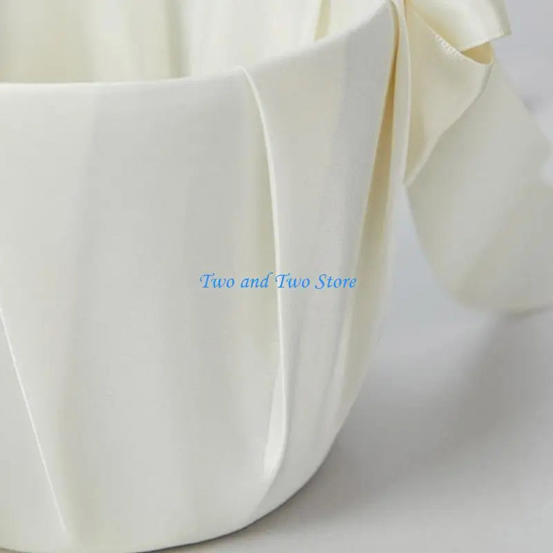 HX6F Handmade Punnet Pillow Rings Bearer Basket for Enchanting Wedding Ceremony Good Vibrations