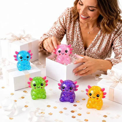Axolotl-Shaped Party Favors Suitable for Adult Novelty Gifts, Clear Glitter Suitable for Bachelorette Wedding Graduation Birthd Good Vibrations