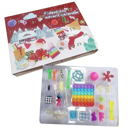 Christmas Advent Calendar for Kid girls boys gift Set for Chritmas Party 24 Days Countdown Calendar calendario de adviento Good Vibrations