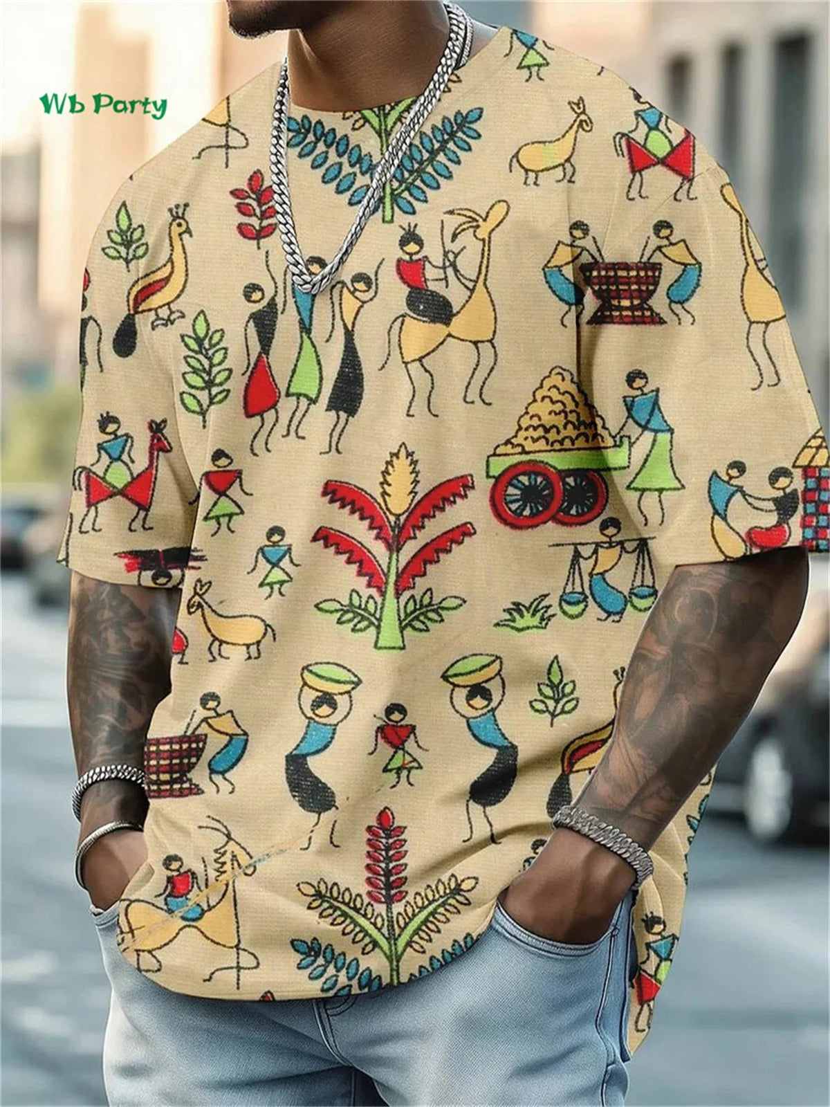 Cat Pattern Men's T-Shirt 3D Print Funny Animal Short Sleeve T-Shirt Oversized Tops Summer Daily Outdoor Casual Men's Clothing Good Vibrations
