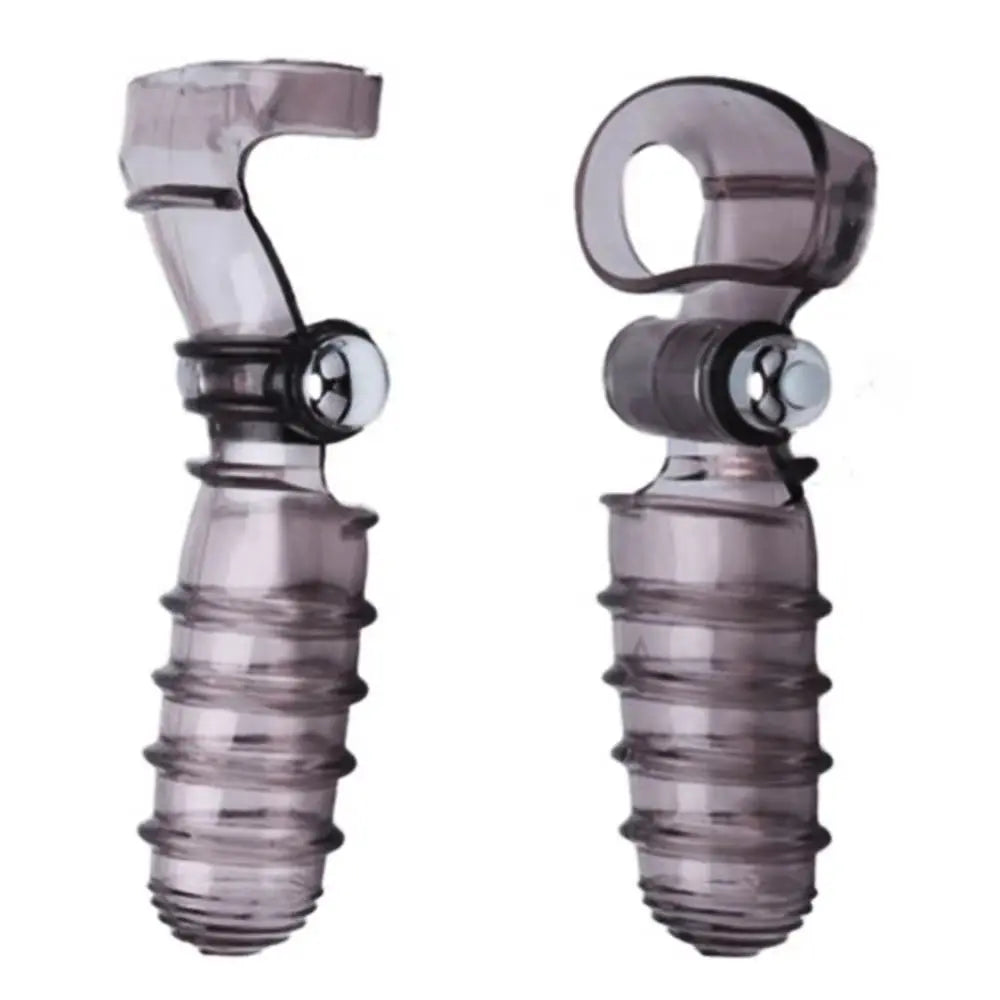 Triple Finger Sleeve Vibrator Delay Extender HandJob Clit Stimulate Squirt Brush Woman Orgasm Massager Condom Stick Good Vibrations