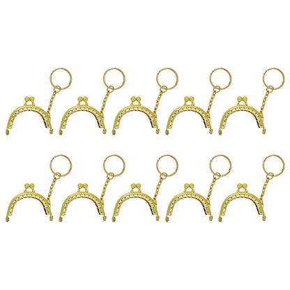 Purse clasp , 10Pcs 5cm Metal Purse  with , Coin Bag Accessories  for DIY Craft Good Vibrations