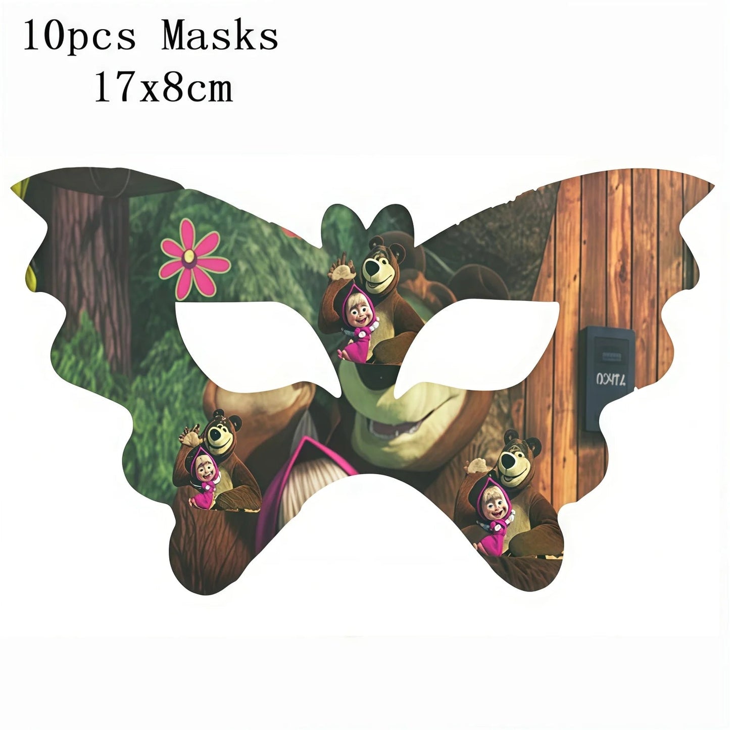 Girl and the Bear Birthday Decorations Disposable Tableware Tablecloth Cup Plate Napkin Balloons Baby Shower kids Party Favors Good Vibrations