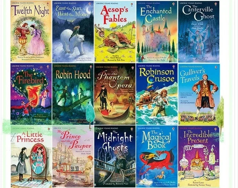 The Usborne 1st 2nd 3rd 4th Reading Collection Library English Picture Book Learning Education Help Children Grow As A Reader Good Vibrations