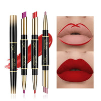 2 In 1 Matte Lipstick lip liner Long lasting waterproof Makeup for women Korean Cosmetics Beauty Make up female Good Vibrations