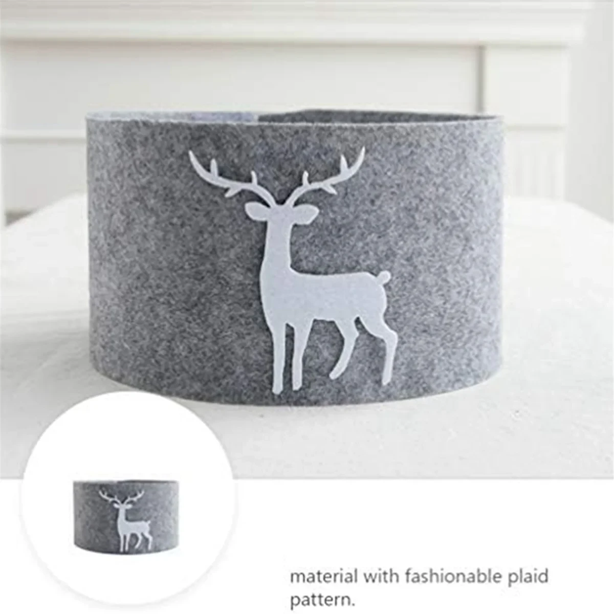 Tree Stand Christmas Tree Collar Skirt Mat Tree Foot Cover for Under Christmas Trees Decoration Christmas Tree Collar Good Vibrations