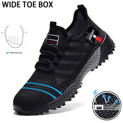 Men's running shoes are lightweight and breathable casual shoes, daily men's widened outdoor casual sports shoes are simple Good Vibrations