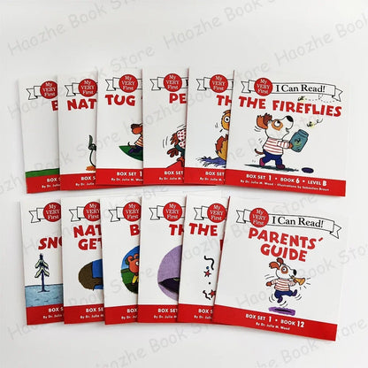 12 Books Set My Very First I Can Read English Picture Book for Beginner Pocket Book for Children Kids Montessori Bedtime Reading Good Vibrations