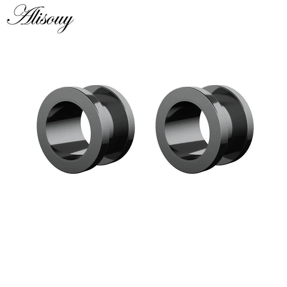 2Pcs/lot Fake Cheater Acrylic Ear Plugs And Tunnels Ear Expander Stretchers Kit Ear Tragus Piercing Set Body Jewelry 9 Sizes Good Vibrations Adult Super Store